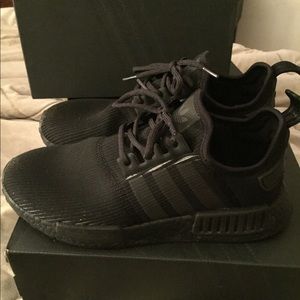 Adidas NMD R1 All Black Boost Sole Size 9